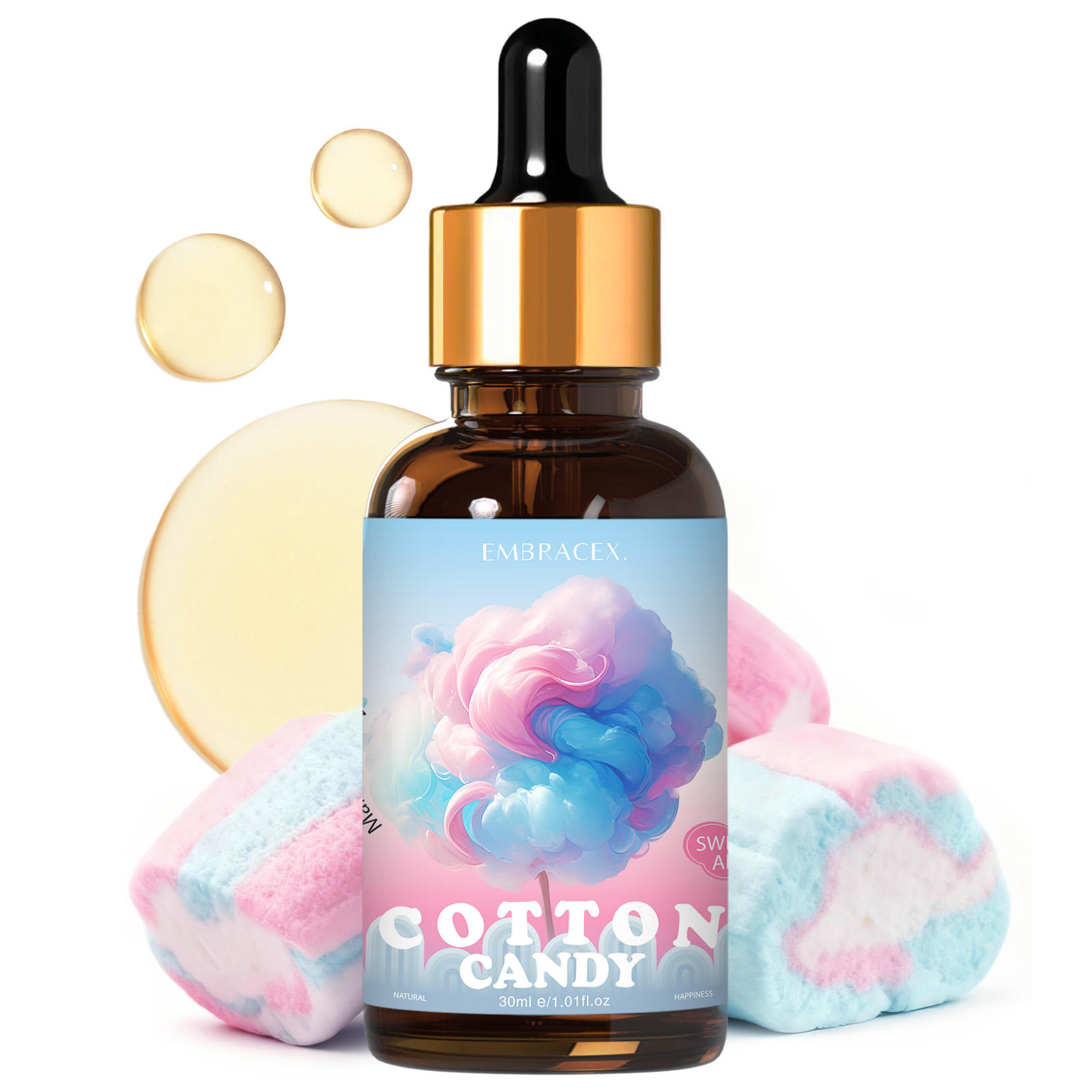 Perfume Fragrance Oils For Candles - 30ml Cotton Candy Essential Oil Car