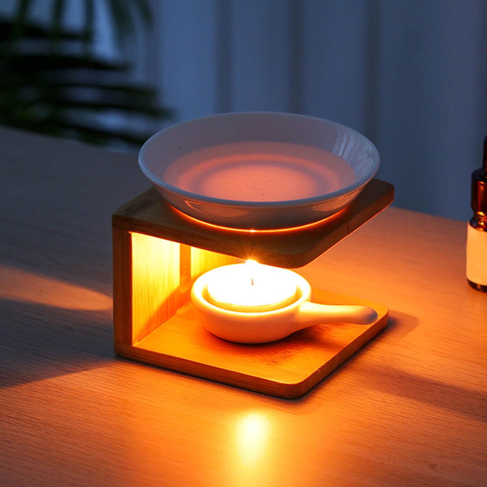 Perfume Fragrance Oils For Candles - Essential Oil Burner Aroma Diffuser Bamboo