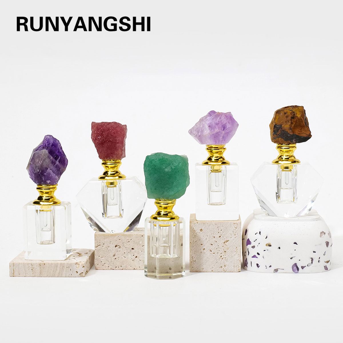 Perfume Fragrance Vending Machine - 1PC Natural Amethyst Crystal Cluster Healing