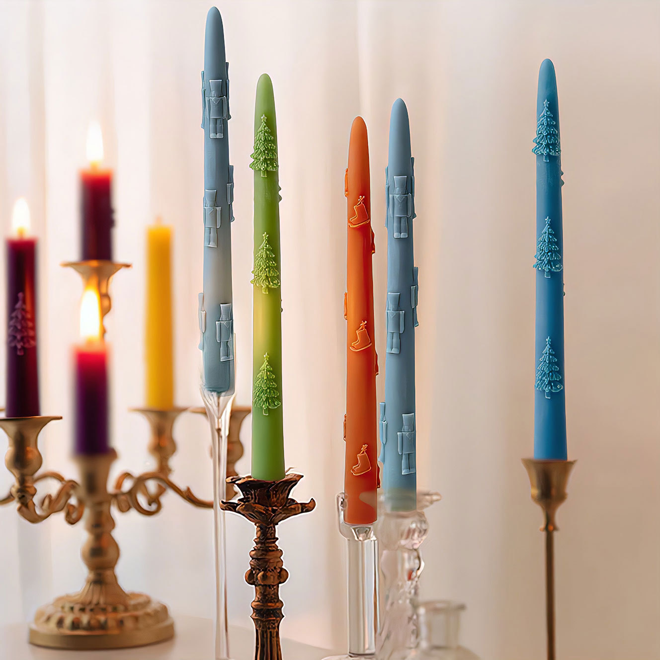 Christmas Long Candle Silicone - Perfume Fragrance Oils For Candles recension och pris