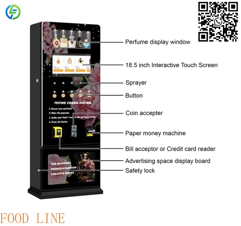 Customized  Popular Wholesale  - Perfume Fragrance Vending Machine recension och pris