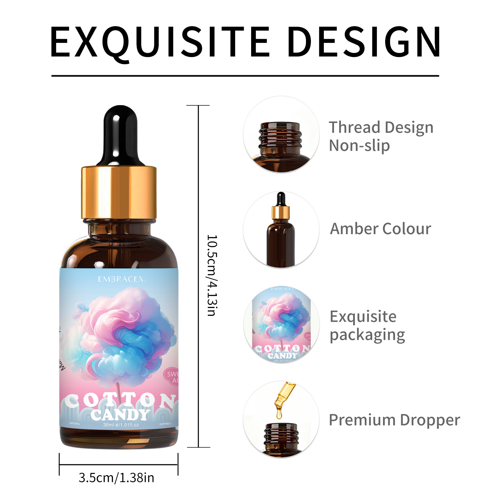 30ml Cotton Candy Essential Oi - Perfume Fragrance Oils For Candles recension och pris