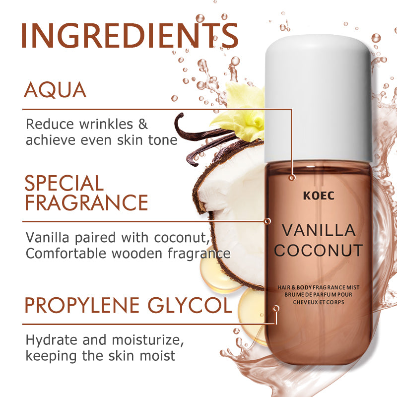 KOEC Vanilla & Coconut Fragran - Perfume Fragrance Moisturizer recension och pris
