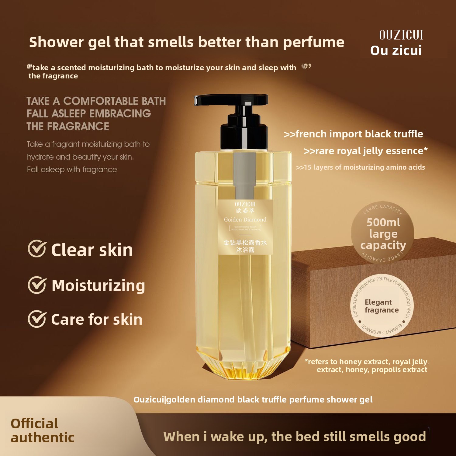 Black Truffle perfume Body Was - Perfume Fragrance Moisturizer recension och pris